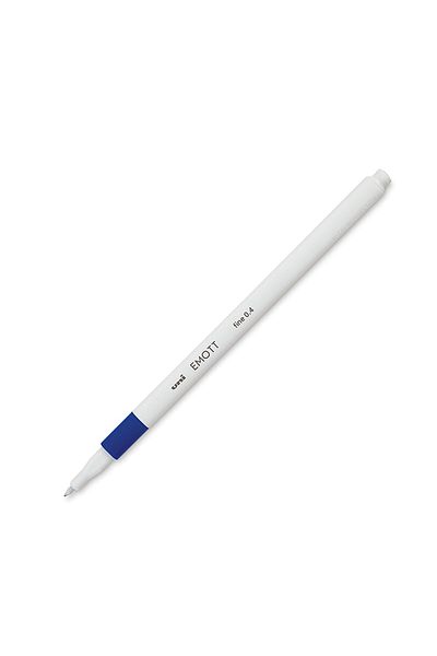 UNİ-BALL Emott 0.4 Fine Acrylic Tip Pen Blue