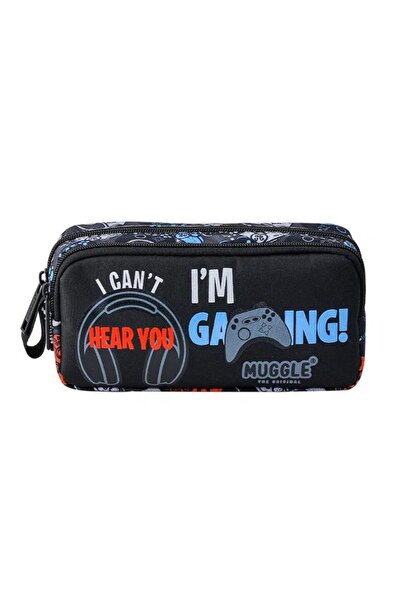 MUGGLE حقيبة القلم Game Over باللون الأسود Mu-9444
