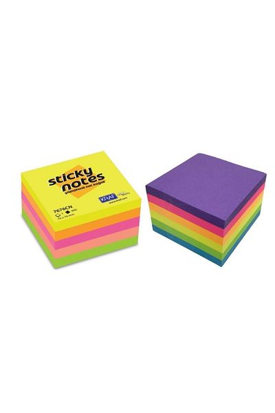 KRAF 800 Sheets 76x76mm 2-Piece Adhesive Note Paper