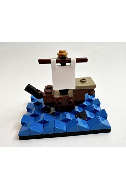 LEGO Orjinal Custom Moc Aksesuar Tasarım Minifigür Vignette Kahverengi Korsan...