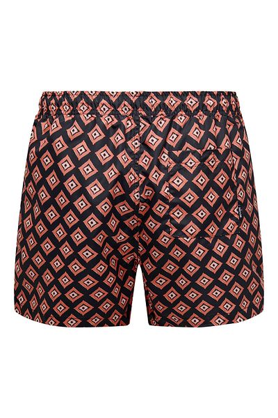 Only & Sons Elastischer Bund, Tunnelzug und Gesäßtasche der Badehose TED Bade-Şortlar