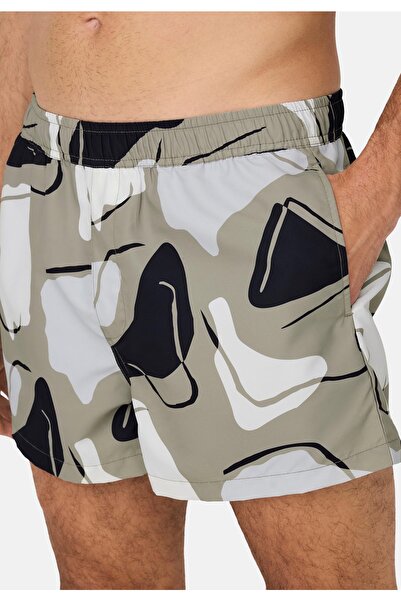 Only & Sons Elastischer Bund und seitliche Eingrifftaschen in der Badehose TODD Bade-Şortlar