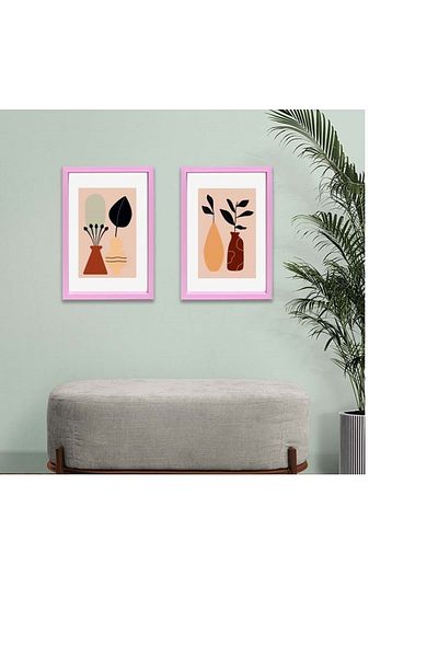 Senden Hediye 30X40Cm Wall Frame - Set of 2 - Adhesive, Non-Leaving Traces and Stains