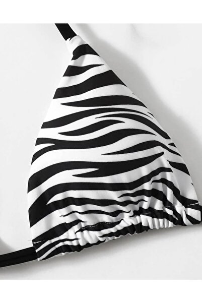 BF Bikini Fashion Zebra Desenli Kadın Bikini Takım