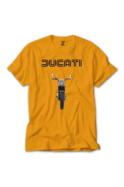 Z zepplin Κίτρινο T-shirt Ducati Scrambler EICMA