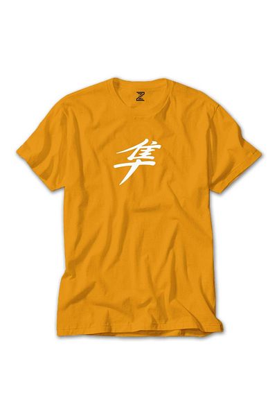 Z zepplin Κίτρινο T-shirt με λευκό λογότυπο Hayabusa