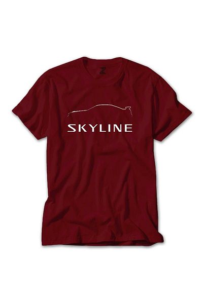 Z zepplin Κόκκινο μπλουζάκι Nissan Skyline Silhouette
