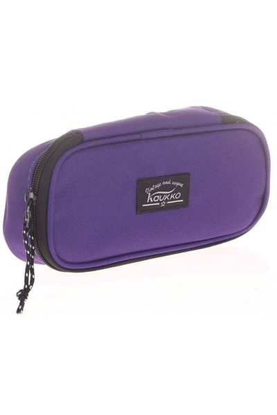 KAUKKO Geantă pentru creion organizator violet închis cu compartiment special