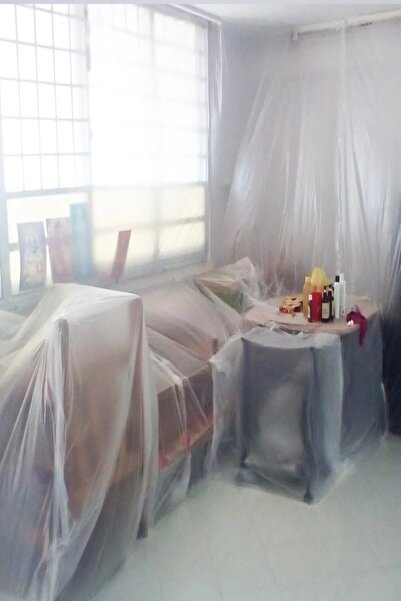 FırsatYapıMarket Hışır Örtü Boya Badana Koruma Koruyucu Naylon 10 M2 (4x2.5)