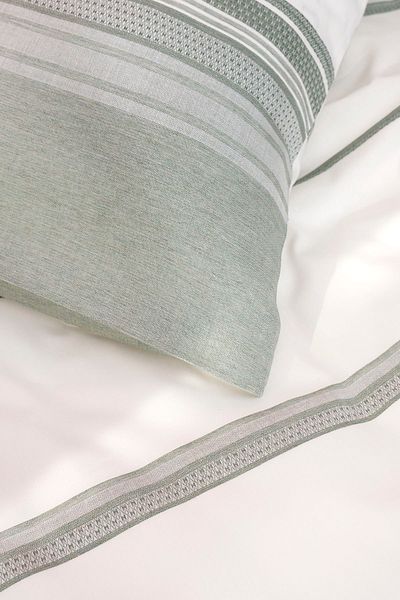 Karaca Home Σετ Παπλωματοθήκη με διπλό νήμα Vetro Khaki