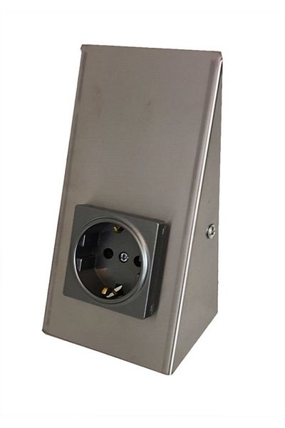 yigitled Stainless Single Socket Kitchen Under Cabinet