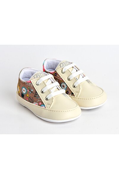 Baby Pattini Yeni Doğan Bebek Patiği Terletmeyen Pamuk Astarlı Desenli Spor M...