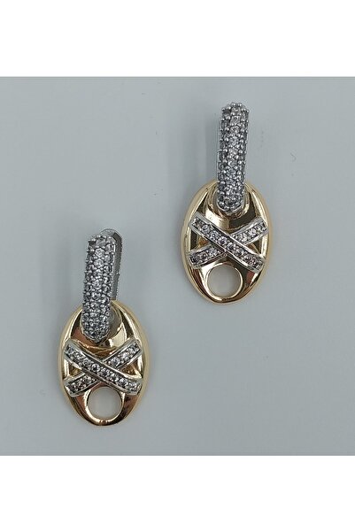 Hariqa أقراط مرصعة بالأحجار