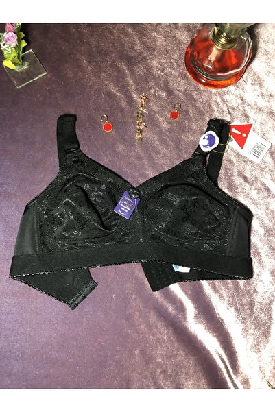 Acemoğlu Belted Minimizer Black Bra