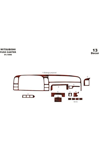 meriç cockpit design ميريتش ®   ميتسوبيشي فوسو كانتر توربيدو أمامي مطلي بالما...