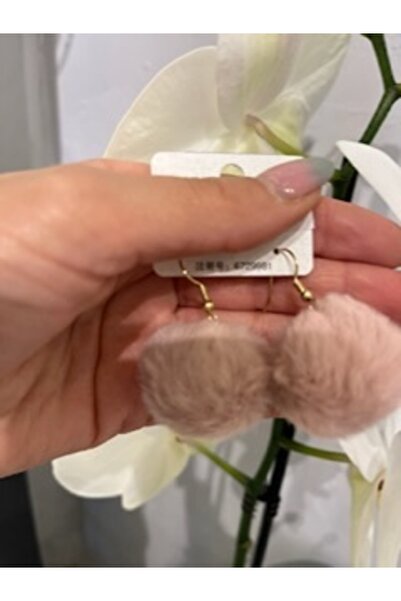 gozdeasutayaccessory Pembe Ponpon Küpe