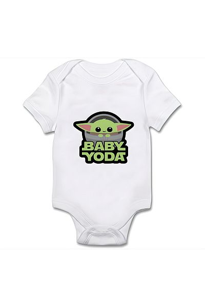 GREY Baby Half Sleeve Body - Printed and Comfortable Design