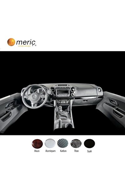 meriç cockpit design ميريتش ®   فولكس واجن أماروك ترصيع أمامي أسود لامع 37 قط...