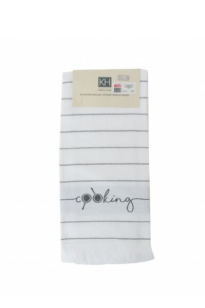 Karaca Home Кухонний рушник Cooking Antrasit, 100% бавовна, 2 шт., 60x40 см