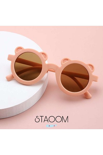 STAOOM Lilac Teddy Bear Children's Sunglasses and Glasses Box