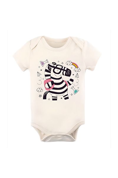 GREY Baby Bodysuit / Baby Bodysuit / Half Sleeve Baby Bodysuit / Printed Baby Bodysuit