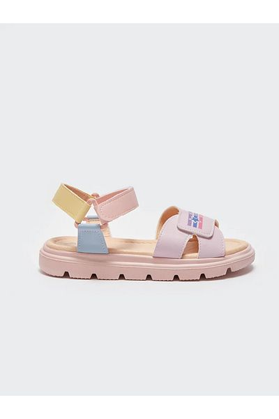 LC Waikiki Lcw Steps Printed Velcro Girls' Sandals