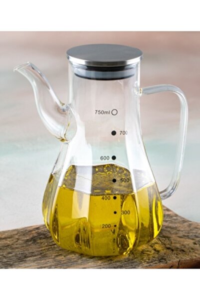 ACAR Metal Kapaklı Cam Yağlık - 750 Ml