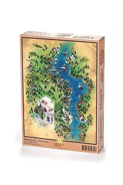King Of Puzzle Boğaziçi - Nusret Çolpan Wooden Puzzle 1000 Pieces