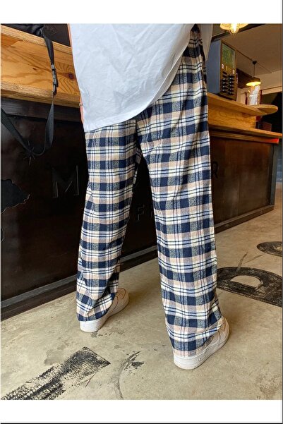 weywot Φόρμα πιτζάμα Unisex με τετράγωνο σχέδιο Harajuku