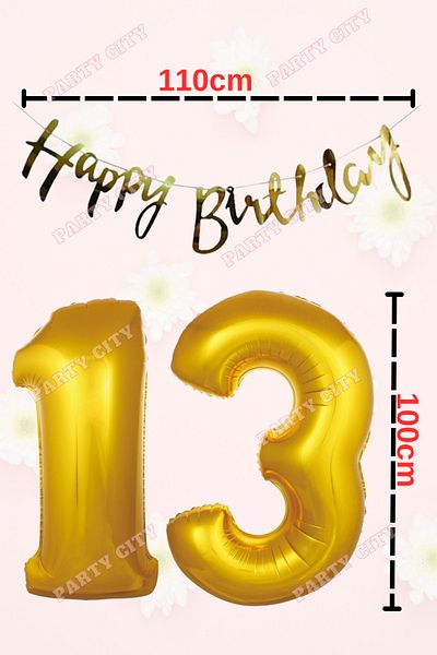 Party City Μίνι σετ 1 έτους Happy Birthday