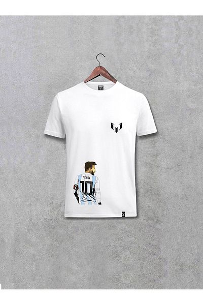 Darkia Lionel Messi Special Design εμπριμέ μαύρο T-shirt Unisex