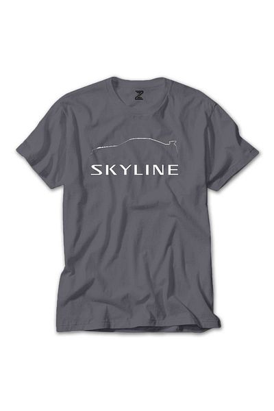 Z zepplin Γκρι μπλουζάκι Nissan Skyline Silhouette