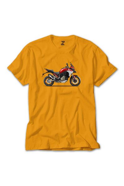 Z zepplin Μπλουζάκι Ducati Multistrada V4 Red-my21 Yellow