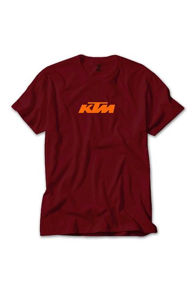 Z zepplin Tricou Roșu Ktm Moto Portocaliu Logo