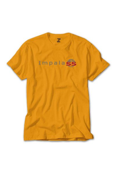 Z zepplin Κίτρινο T-shirt με λογότυπο Chevrolet Impala Ss