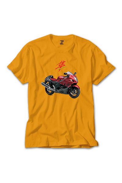 Z zepplin Κίτρινο T-shirt Suzuki Hayabusa Gsx-r 1300