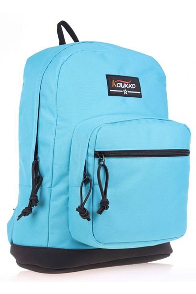 KAUKKO Turquoise Three Compartment School and Daily Backpack - (girl-boy) Junior, High School, College