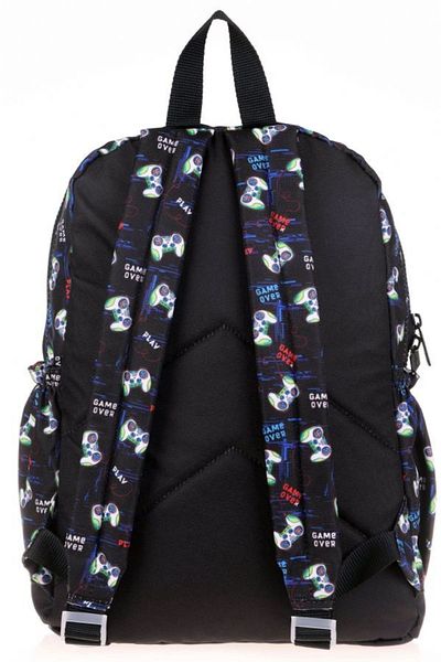 KAUKKO Rucsac pentru școală primară cu dinozaur negru pentru băiat Kids&love - patru compartimente