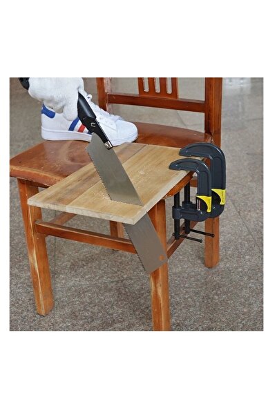 Depolife G Tipi Işkence Metal Kelepçe Marangoz Tamirci Mengenesi 3 Parça C Kıskaç