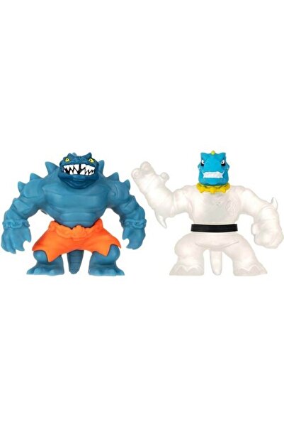 GIOCHI PREZIOSI Goojitzu Glowshifter 2 Pack Gjt40000 -ultraglow Tyra Vs Shadowclaw Rock Jaw