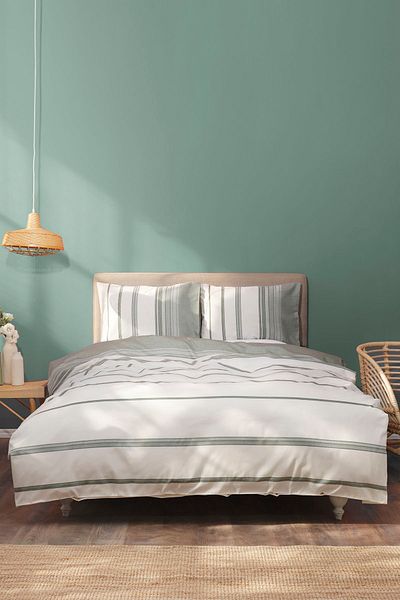 Karaca Home Σετ Παπλωματοθήκη με μονό νήμα Vetro Khaki