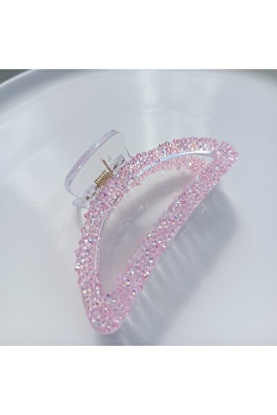 İLKYAZ Accessory Glitter Oval Latch Buckle