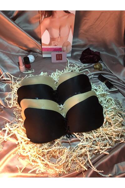 UMT Underwear Kelebek Desenli Yapışkanlı Straplez Sütyen