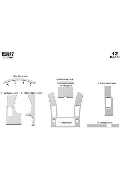 meriç cockpit design ميريتش ®   نيسان نافارا توريد توريد امامي الومنيوم 12 قط...