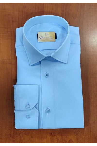LUBEYS Ανδρικό πουκάμισο Güncüoğlu με μακρυμάνικο Slim Fit