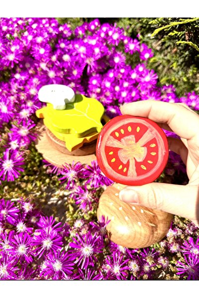 BİLMİŞ ÇOCUK Waldorf Ahşap Hamburger Set