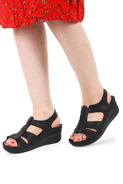 WOGGO Velcro Women's Sandals Shoes Ary 38-952