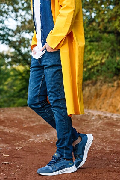 Jump 27812 Синій - Синій Чоловічий Снікер Спортивний Взуття