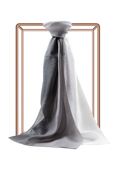 Vissona Women's Life Organic Shawl Silver