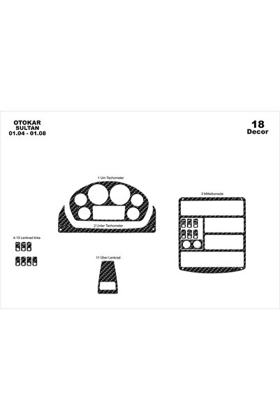 meriç cockpit design ميريتش ®   أوتوكار سلطان تنجيد صندوق اليد الأمامي كربون ...